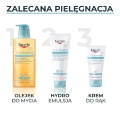 Eucerin AtopiControl, olejek kojący do mycia, 400 ml