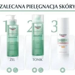 Eucerin DermoPure, żel oczyszczający do twarzy i ciała, skóra z niedoskonałościami, 400 ml