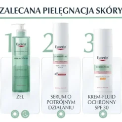 Eucerin DermoPure, serum o potrójnym działaniu z Thiamidolem do skóry ze skłonnością do trądziku, 40 ml