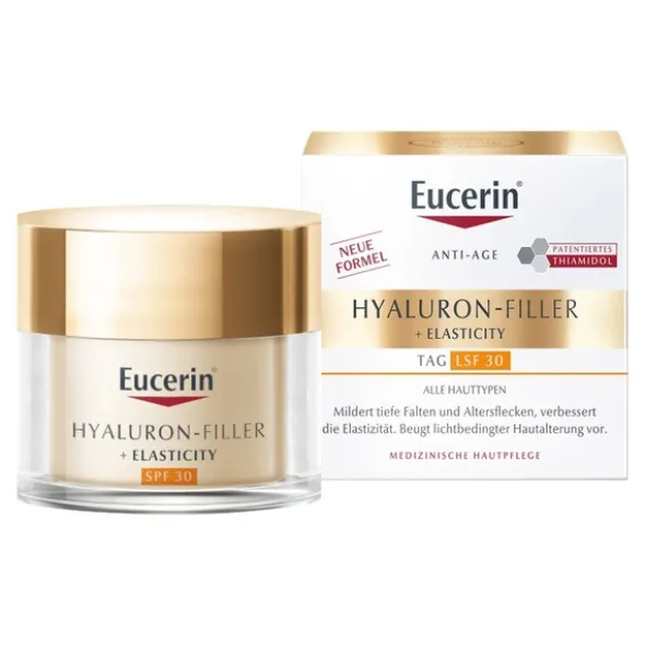 Eucerin Hyaluron Filler + Elasticity, przeciwzmarszczkowy krem na dzień SPF 30, 50 ml
