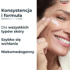 Eucerin Hyaluron-Filler, krem na noc z kwasem hialuronowym do każdego typu skóry, przeciwzmarszczkowy, 50 ml