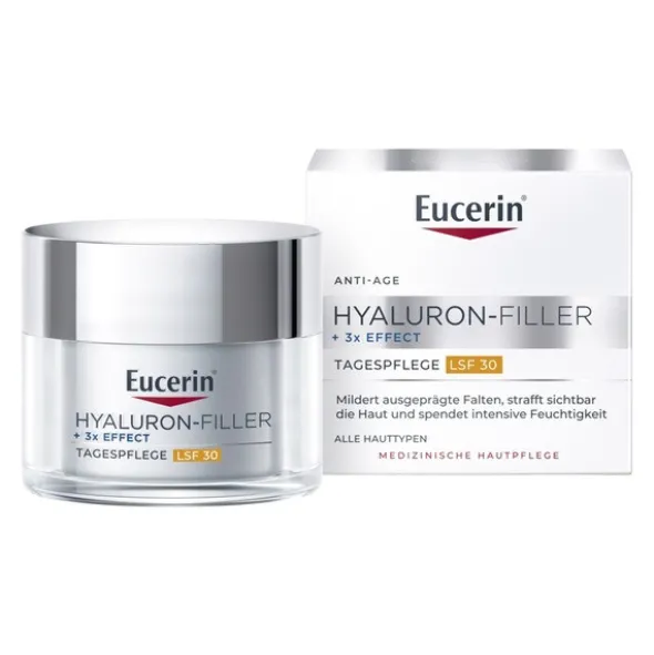 Eucerin Hyaluron-Filler, krem na dzień SPF 30 z kwasem hialuronowym, przeciwzmarszczkowy, 50 ml