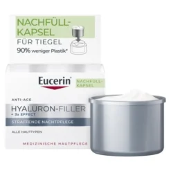 Eucerin Hyaluron Filler, krem na noc przeciwzmarszczkowy, refill, 50 ml