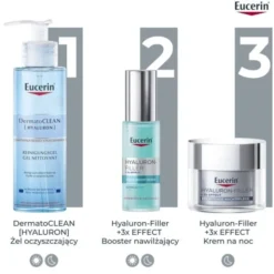 Eucerin Hyaluron-Filler +3x Effect Hydra Boost Serum, ultralekki booster intensywnie nawilżający 24h, 30 ml