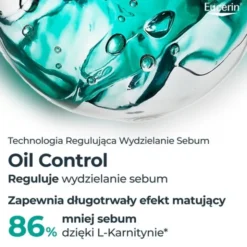 Eucerin Oil Control Dry Touch, żel-krem ochronny SPF 50+, 50 ml
