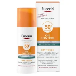 Eucerin Oil Control Dry Touch, żel-krem ochronny SPF 50+, 50 ml