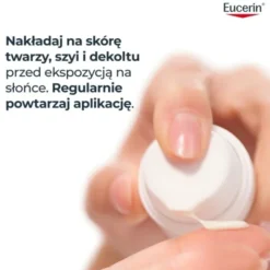 Eucerin Oil Control Dry Touch, żel-krem ochronny SPF 50+, 50 ml