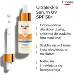 Eucerin Oil Control SPF 50+ Dry Touch, ultralekkie serum ochronne, 30 ml