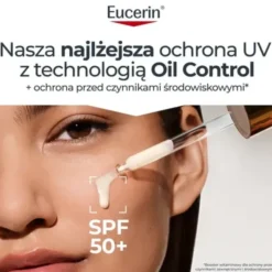 Eucerin Oil Control SPF 50+ Dry Touch, ultralekkie serum ochronne, 30 ml