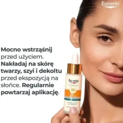 Eucerin Oil Control SPF 50+ Dry Touch, ultralekkie serum ochronne, 30 ml