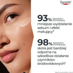 Eucerin Oil Control SPF 50+ Dry Touch, ultralekkie serum ochronne, 30 ml
