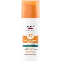 Eucerin Oil Control SPF 50+, żel-krem ochronny barwiący, 50 ml