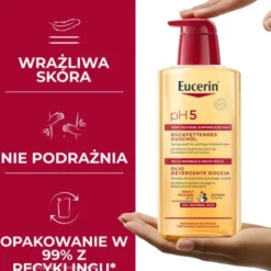 Eucerin pH5, olejek do mycia, 400 ml