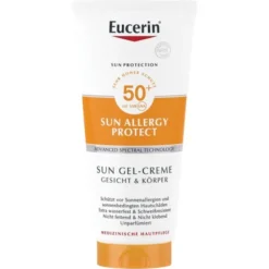 Eucerin Sun Allergy Protect, żel-krem ochronny do twarzy i ciała, SPF 50+, 200 ml
