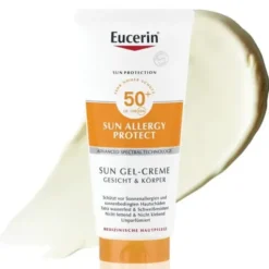 Eucerin Sun Allergy Protect, żel-krem ochronny do twarzy i ciała, SPF 50+, 200 ml