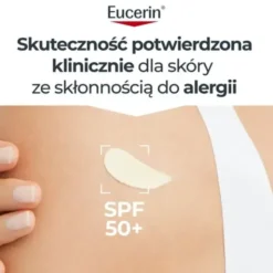 Eucerin Sun Allergy Protect, żel-krem ochronny do twarzy i ciała, SPF 50+, 200 ml
