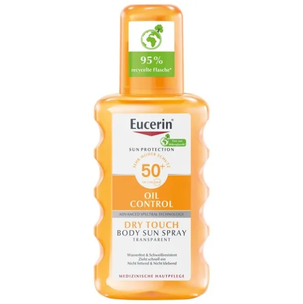 Eucerin Sun Oil Control SPF50+Dry Touch, spray ochronny, 200 ml
