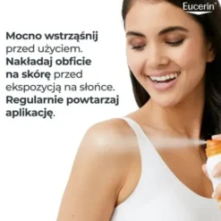 Eucerin Sun Oil Control SPF 50+, transparentny spray ochronny do ciała, 200 ml