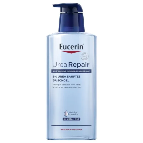 Eucerin UreaRepair, łagodny żel do mycia z 5% mocznikiem, 400 ml