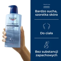 Eucerin UreaRepair, łagodny żel do mycia z 5% mocznikiem, 400 ml