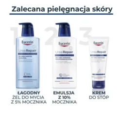 Eucerin UreaRepair, łagodny żel do mycia z 5% mocznikiem, 400 ml