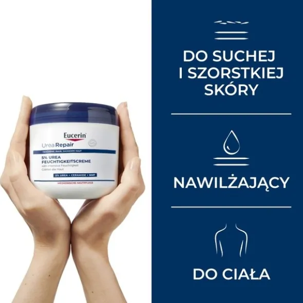 Eucerin Urea Repair, krem do ciała z 5% mocznika, 450 ml