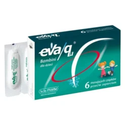 Eva/qu Bambini, czopki przeciw zaparciom dla dzieci, 6 szt.