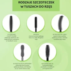 Eveline Cosmetics Extension Volume, wydłużająco-podkręcający tusz do rzęs False Definition, czarny, 10 ml