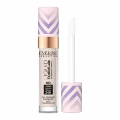 Eveline Liquid Camouflage, wodoodporny korektor kamuflujący z kwasem hialuronowym, 04, 7 ml