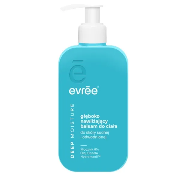 Evree Deep Moisturize, balsam głęboko nawilżający, do skóry suchej i odwodnionej, 300 ml