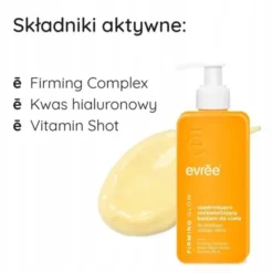 Evree Firming Glow, ujędrniająco rozświetlający balsam do ciała do każdego rodzaju skóry, 300 ml