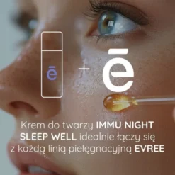 Evree Immu Night SleepWell, krem intensywnie regenerujący, na noc, 45 ml