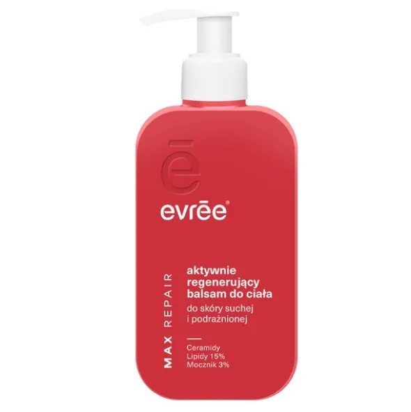 Evree Max Repair, regenerujący balsam do ciała, 300 ml
