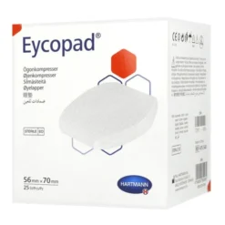 Eycopad, kompresy oczne, jałowe, 56 mm x 70 mm, 25 szt.