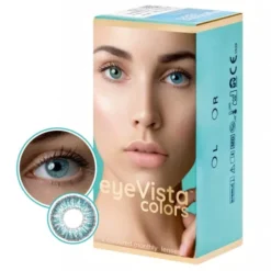 EyeVista Colors, miesięczne soczewki kolorowe, Turquoise, 2 szt.