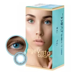 EyeVista Colors, miesięczne soczewki kolorowe, Blue, 2 szt.