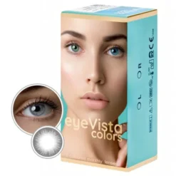 EyeVista Colors, miesięczne soczewki kolorowe, Gray, 2 szt.