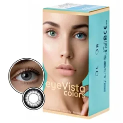 EyeVista Colors, miesięczne soczewki kolorowe, Black, 2 szt.