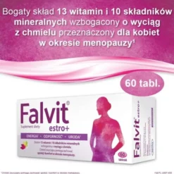 Falvit estro +, tabletki powlekane, 60 szt.