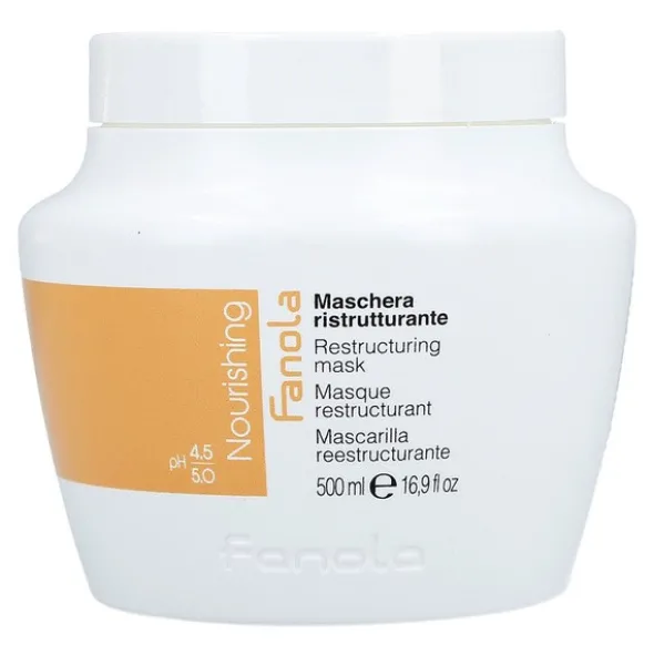 Fanola Nourishing Restructuring Mask, odbudowująca maska do włosów, 500 ml