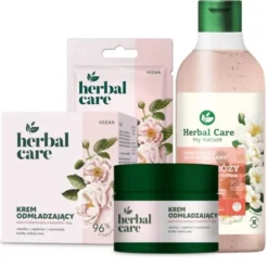 Farmona Herbal Care, maseczka odmładzająca koenzym Q10 z kwiatem róży, 7 g