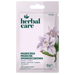 Farmona Herbal Care, maseczka przeciwzmarszczkowa, peptydy z orchideą, 7 g