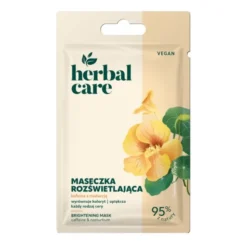 Farmona Herbal Care, maseczka rozświetlająca kofeina z nasturcją, 7 g