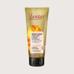 Farmona Jantar, lamelarne serum-maska z esencją bursztynową do włosów długich, zniszczonych i niesfornych, 100 ml