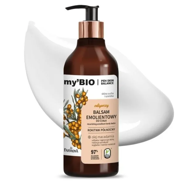 Farmona my'BIO, emolientowy balsam do ciała, 400 ml