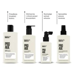 Farmona Radical Hair Clinic ProAge, szampon do włosów dojrzałych i farbowanych, 300 ml