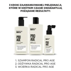 Farmona Radical Hair Clinic ProAge, szampon do włosów dojrzałych i farbowanych, 300 ml