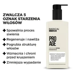 Farmona Radical Hair Clinic ProAge, odmładzająca odżywka do włosów dojrzałych, 200 ml