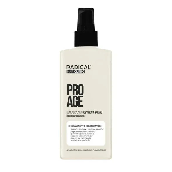 Farmona Radical Hair Clinic ProAge, odmładzająca odżywka w sprayu do włosów dojrzałych, 200 ml