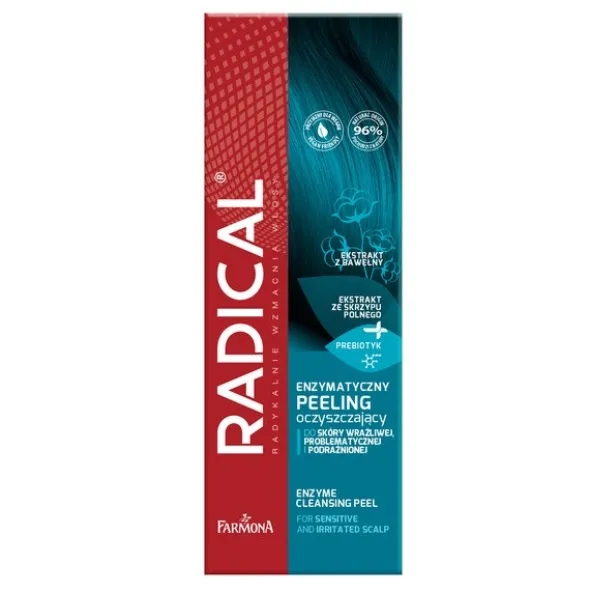Farmona Radical, peeling,enzym,oczyszcz,sk.wraż,podraż,75ml